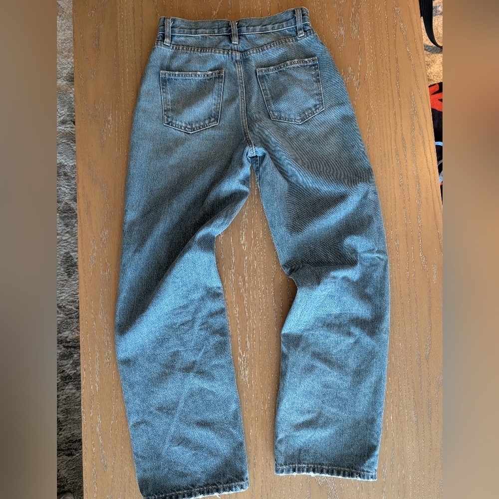 Oak + Fort Blue Distressed Jeans - Picture 3 of 7